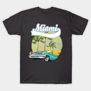 Miami Sunset logo T-Shirt